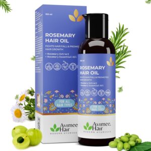 Avimee Herbal Rosemary Hair Oil | For Hair Growth, Hair Fall Control and Dandruff