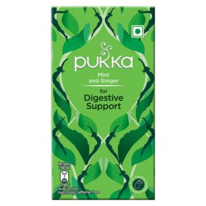 Pukka Mint and Ginger for Digestive Support I Herbal Infusion I 25 infusion tea bags