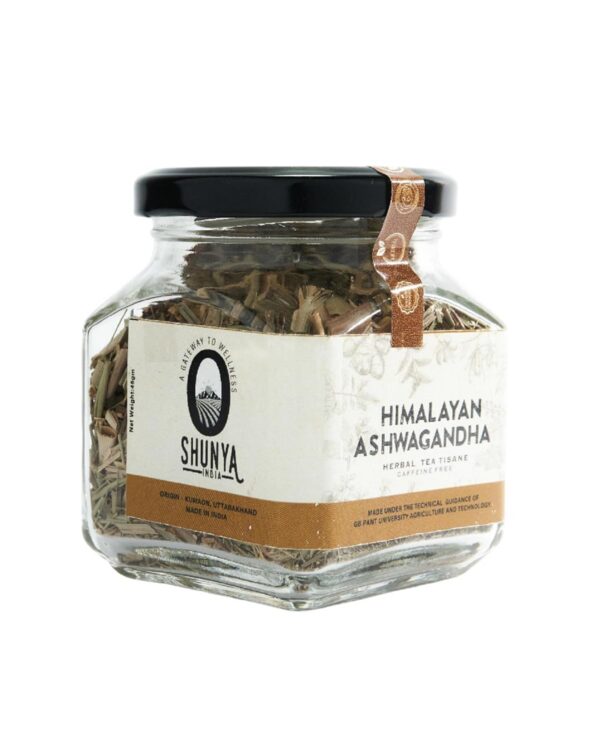Shunya India® Himalayan Ashwagandha 45g - Herbal Infusion Tea Tisane
