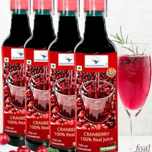TRUEDREAMALL Cranberry Juice- Pure Quality, Unsweetened, Pure & Organic(750 ml Concentrated)